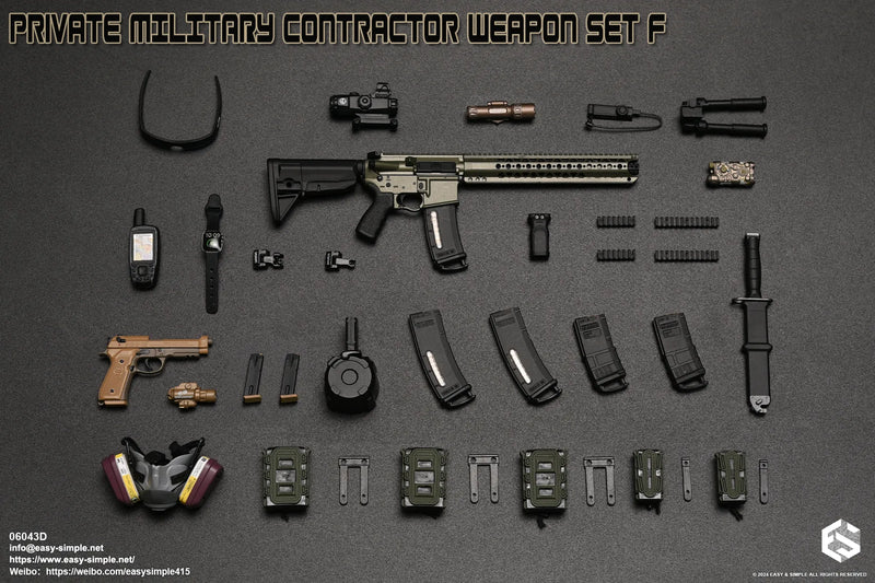 Load image into Gallery viewer, Private Military Weapon Set F Version D - MINT IN BOX
