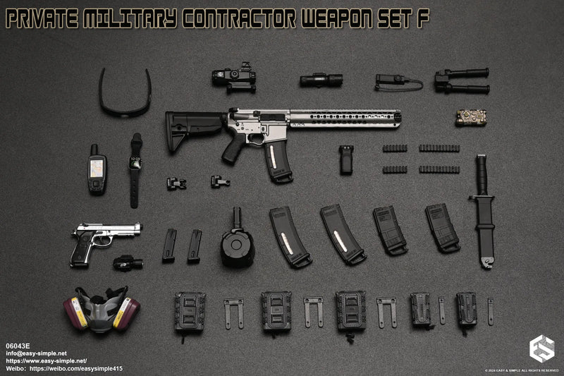 Load image into Gallery viewer, PMC Weapon Set F Ver. E - Gray LVOA Rifle
