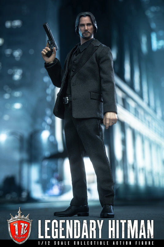 1/12 - Legendary Hitman - Male Black Suited Body w/Headsculpt