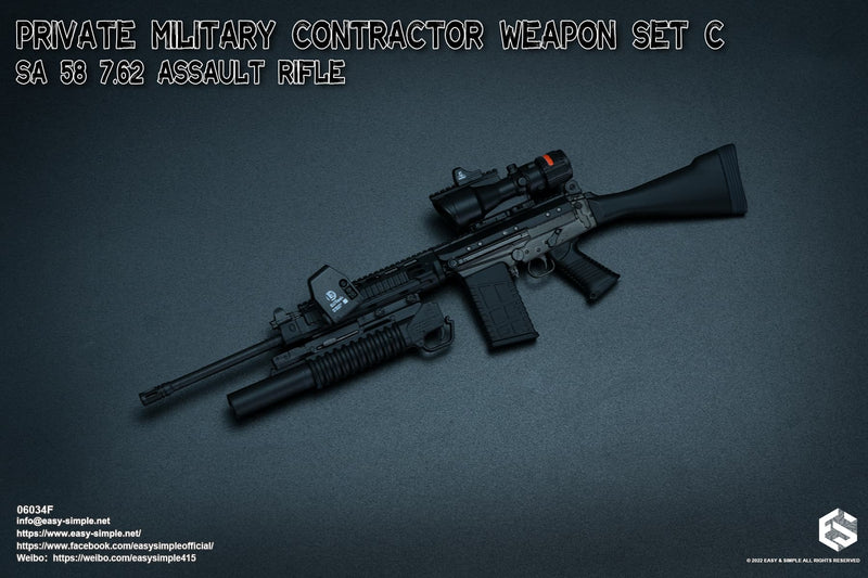 Load image into Gallery viewer, PMC SA 58 Weapon Set F - MINT IN BOX
