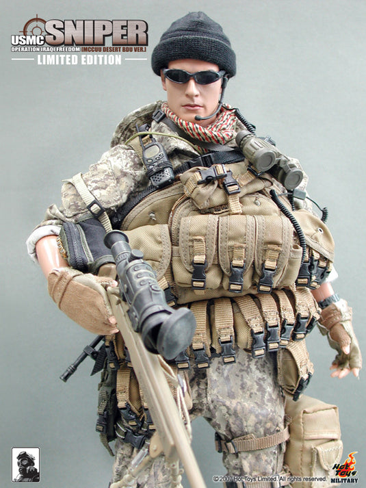 USMC Sniper OIF MCCUU Desert BDU Ver. LIMITED EDITION - MINT IN BOX