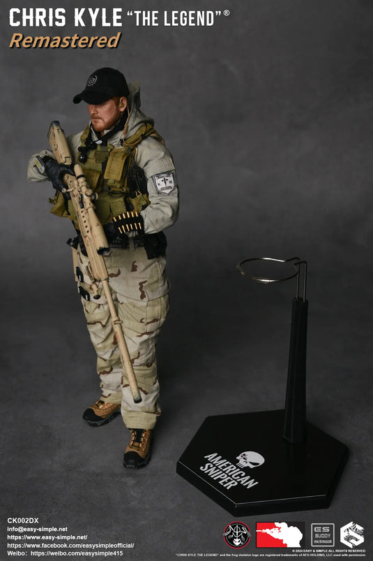 Chris Kyle "The Legend"® RMST DLX, Weapon Set & Custom Headsculpt COMBO - MINT IN BOX