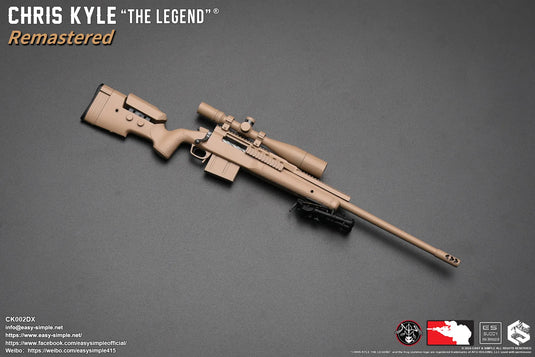 Chris Kyle "The Legend"® RMST DLX, Weapon Set & Custom Headsculpt COMBO - MINT IN BOX