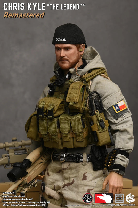 Chris Kyle "The Legend"® RMST DLX, Weapon Set & Custom Headsculpt COMBO - MINT IN BOX