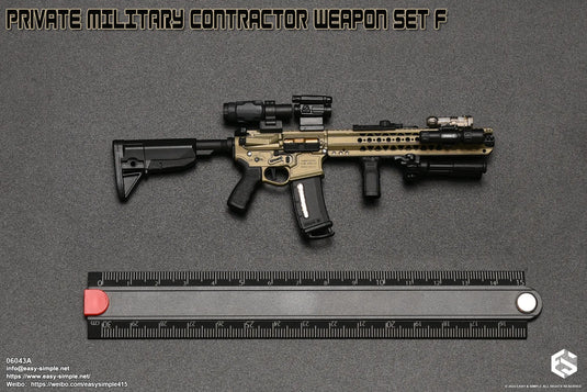 PMC Weapon Set F Ver. A - Black Foregrip