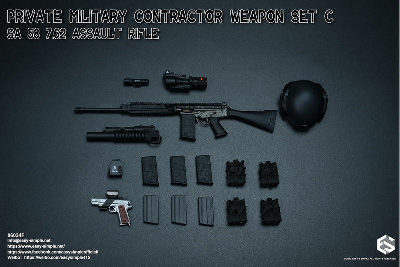 Load image into Gallery viewer, PMC SA 58 Weapon Set F - MINT IN BOX
