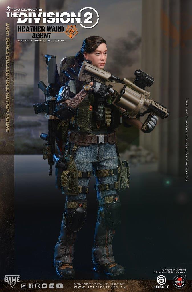 Load image into Gallery viewer, The Division 2 - Heather Ward - M4 Rifle w/Attachment Set
