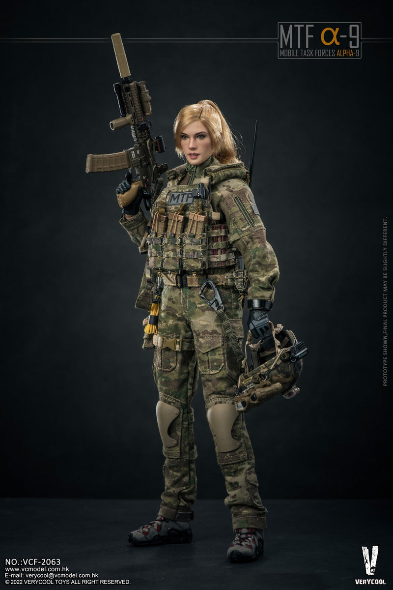 Load image into Gallery viewer, Mobile Task Force Alpha-9 - Female Multicam Combat Uniform
