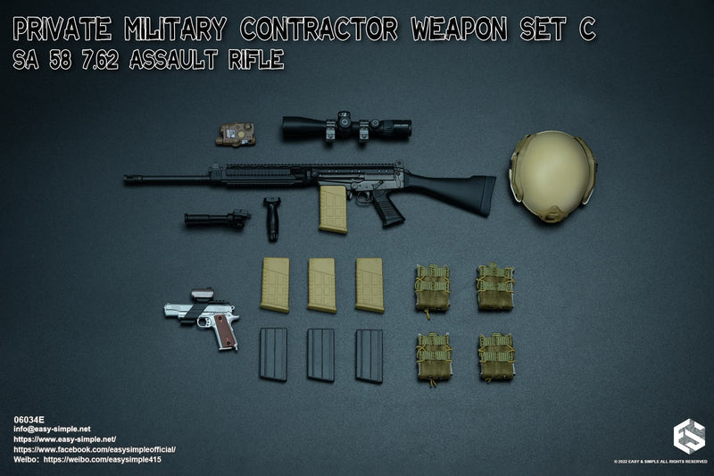 Load image into Gallery viewer, PMC SA 58 Weapon Set E - MINT IN BOX
