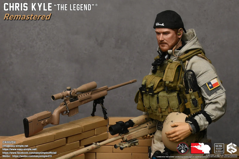 Load image into Gallery viewer, Chris Kyle &quot;The Legend&quot;® RMST DLX, Weapon Set &amp; Custom Headsculpt COMBO - MINT IN BOX
