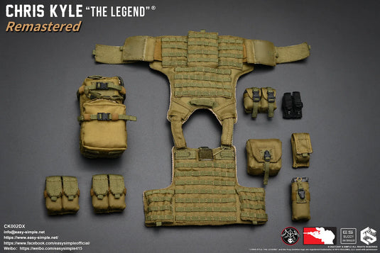 Chris Kyle "The Legend"® RMST DLX, Weapon Set & Custom Headsculpt COMBO - MINT IN BOX