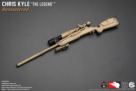 Chris Kyle "The Legend"® RMST DLX, Weapon Set & Custom Headsculpt COMBO - MINT IN BOX