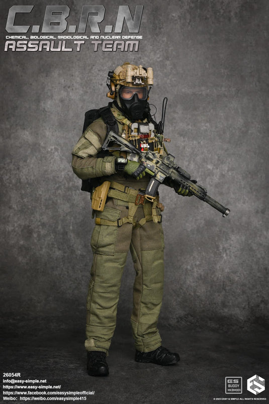 CBRN Assault Team - Male Base Body w/Head Sculpt