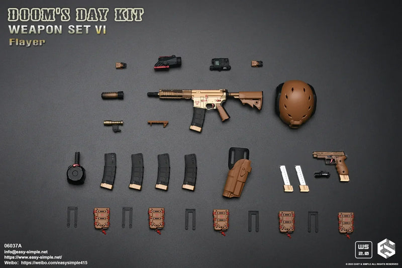 Load image into Gallery viewer, Doom&#39;s Day Weapon Set VI Ver. A - 5.56mm Magazine w/Holsters (x3)
