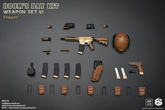 Doom's Day Weapon Set VI Ver. A - 5.56mm Magazine w/Holsters (x3)