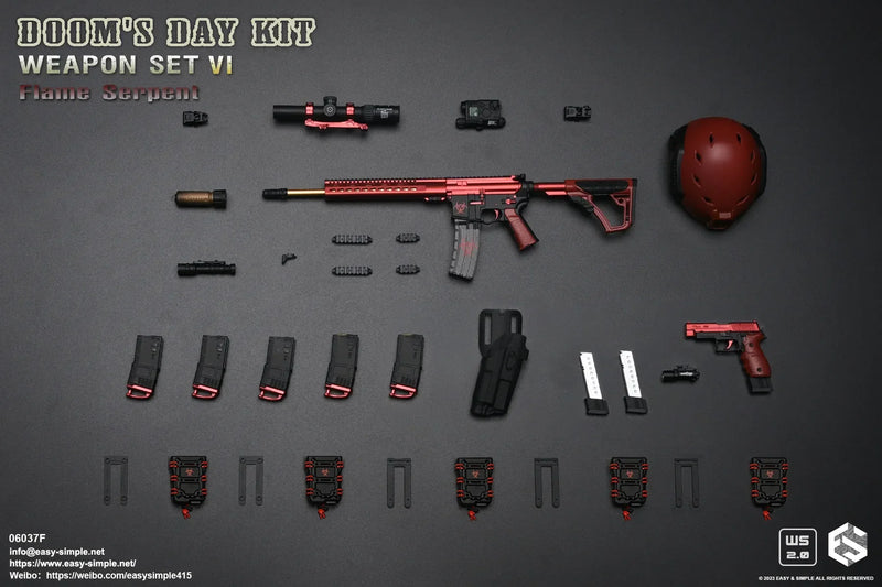 Load image into Gallery viewer, Doom&#39;s Day Weapon Set VI Ver. F -  Black Iron Sights
