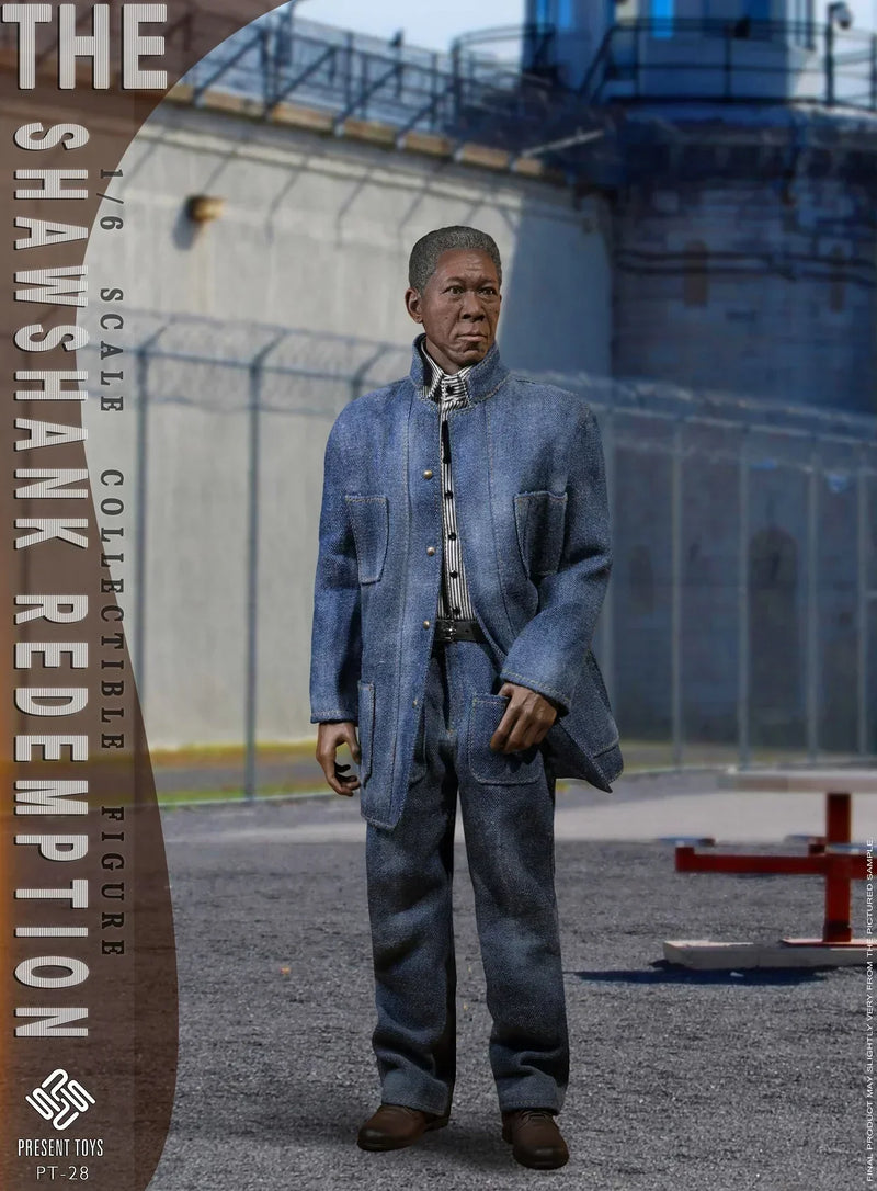 Load image into Gallery viewer, The Shawshank Redemption - Blue Denim Like Jean Clothing Set w/Hat
