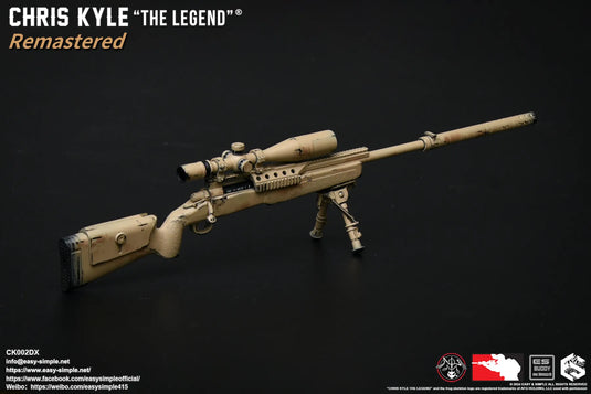 Chris Kyle "The Legend"® RMST DLX, Weapon Set & Custom Headsculpt COMBO - MINT IN BOX