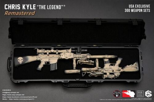 Marc Lee, Chris Kyle Deluxe & Weapon Set COMBO MINT IN BOX