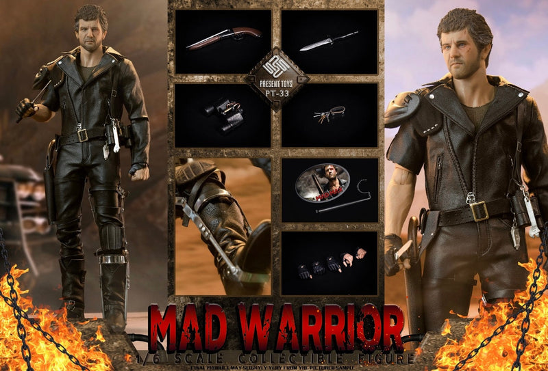 Load image into Gallery viewer, Mad Warrior - Black Leather Like Belt
