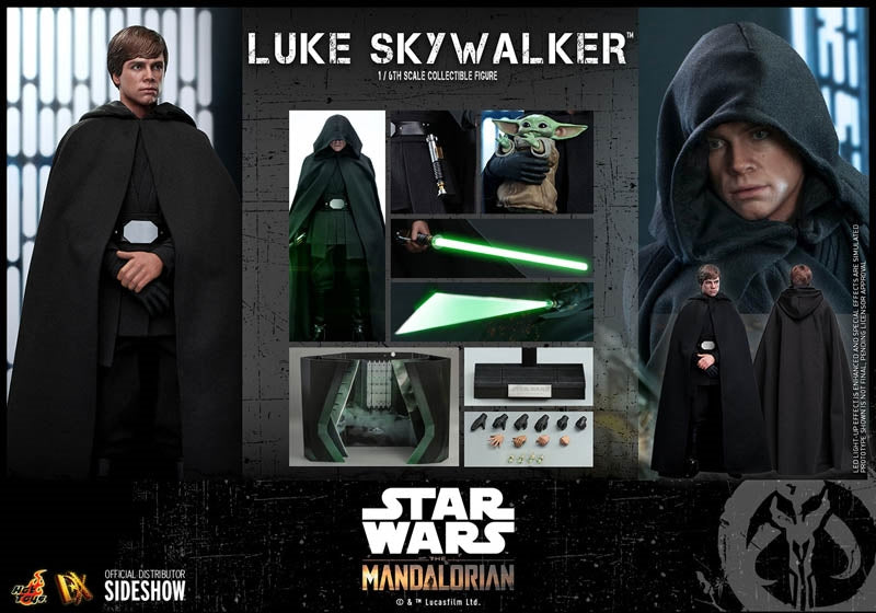 Load image into Gallery viewer, Star Wars: The Mandalorian - Luke Skywalker Deluxe  - MINT IN BOX
