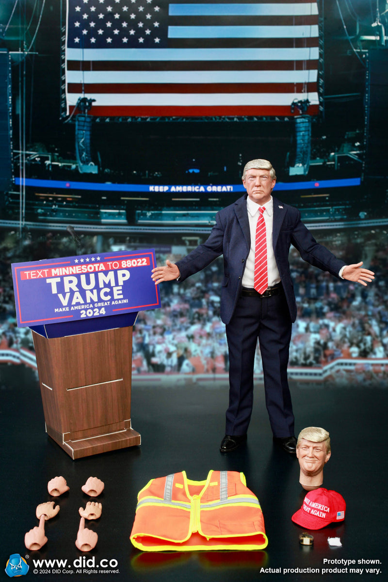 Load image into Gallery viewer, 47th POTUS - Donald Trump - Male Serious Headsculpt
