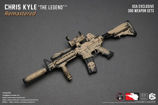 Chris Kyle "The Legend"® Remastered Exclusive Weapon Set- MINT IN BOX