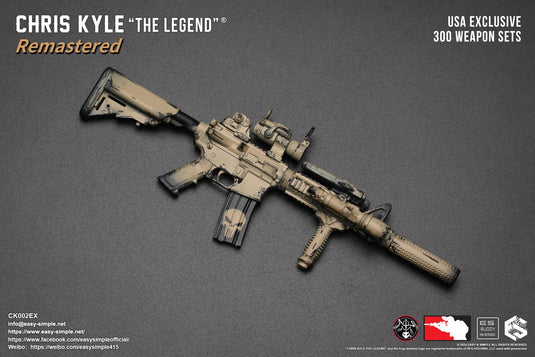 Chris Kyle "The Legend"® RMST DLX, Weapon Set & Custom Headsculpt COMBO - MINT IN BOX