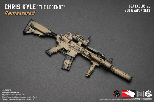 Chris Kyle "The Legend"® Remastered Exclusive Weapon Set- MINT IN BOX