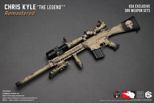 Chris Kyle "The Legend"® RMST DLX, Weapon Set & Custom Headsculpt COMBO - MINT IN BOX