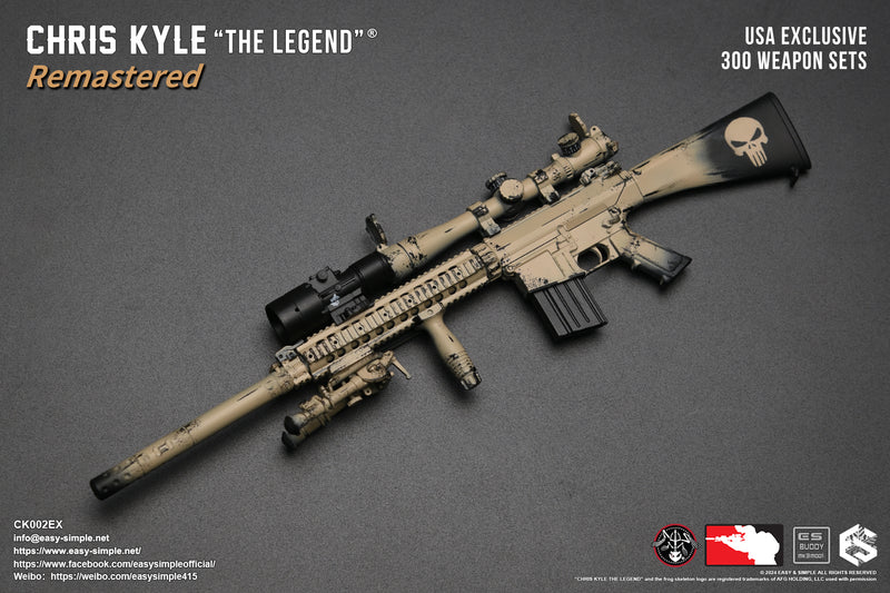 Load image into Gallery viewer, Chris Kyle &quot;The Legend&quot;® Remastered Exclusive Weapon Set- MINT IN BOX
