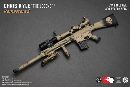 Chris Kyle "The Legend"® Remastered Exclusive Weapon Set- MINT IN BOX