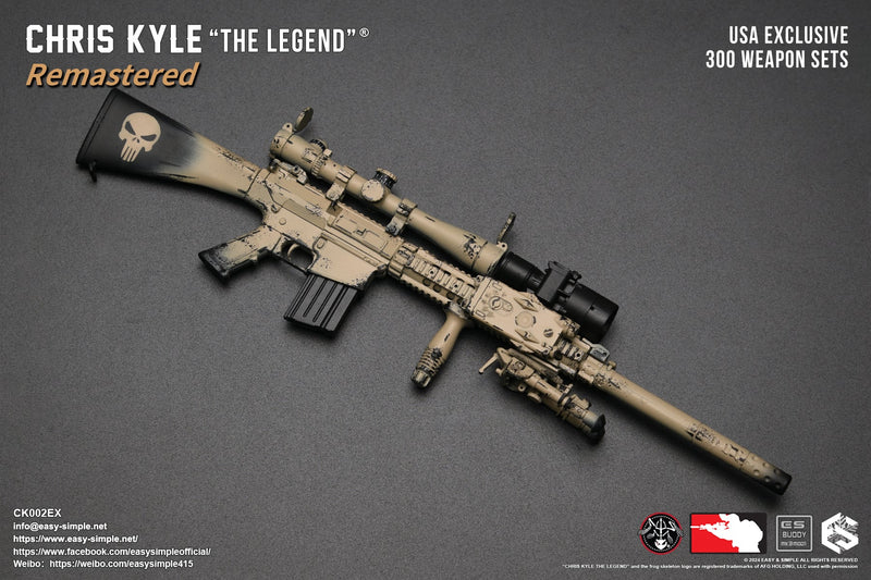 Load image into Gallery viewer, Chris Kyle &quot;The Legend&quot;® RMST DLX, Weapon Set &amp; Custom Headsculpt COMBO - MINT IN BOX
