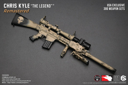 Chris Kyle "The Legend"® RMST DLX, Weapon Set & Custom Headsculpt COMBO - MINT IN BOX