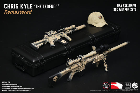 Chris Kyle "The Legend"® Remastered Exclusive Weapon Set- MINT IN BOX