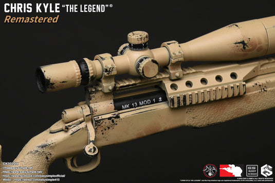 Chris Kyle Remastered DX - Tac .338 Sniper Rifle w/Attachment Set