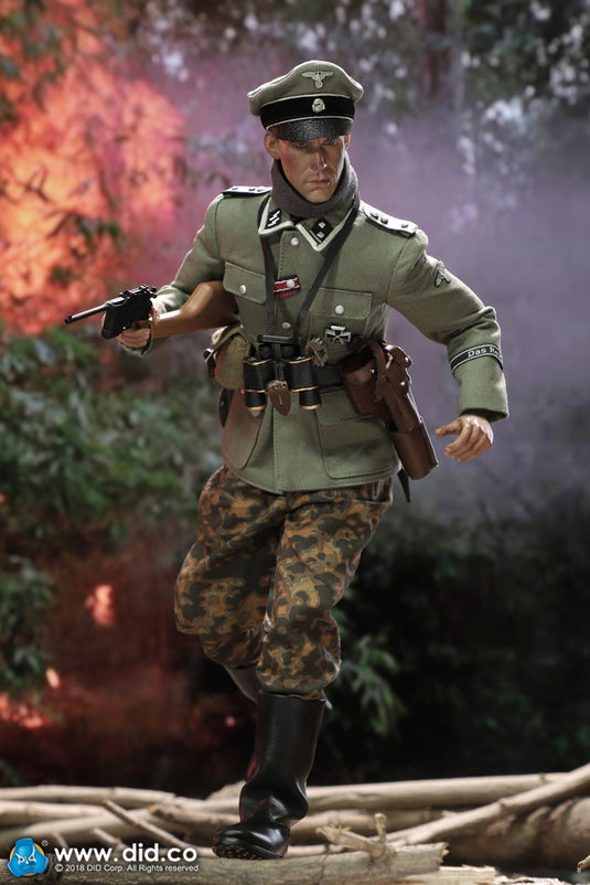 WWII - German SS-Panzer Div - Male Dressed Body w/Battle Damaged Head Sculpt