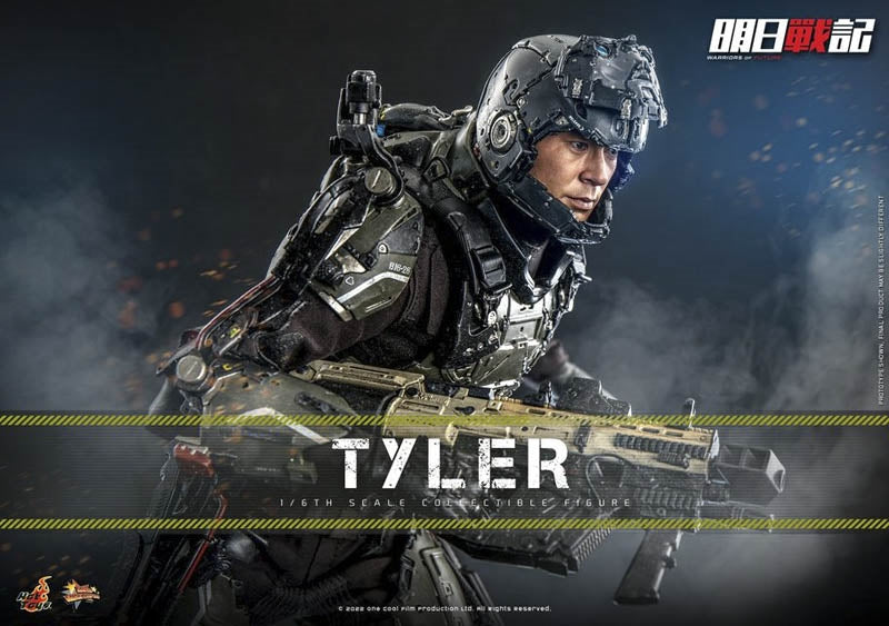 Load image into Gallery viewer, Warriors Of The Future Tyler - Black Armored Gloved Hand Set
