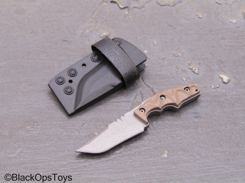 Load image into Gallery viewer, PMC - Tan Knife w/Sheath
