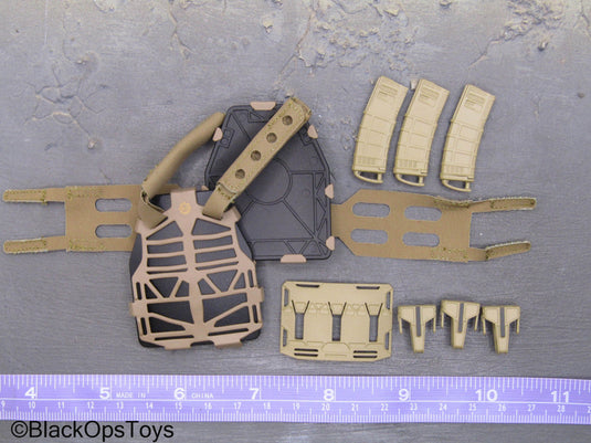 PMC - Tan MOLLE Body Armor w/Mags