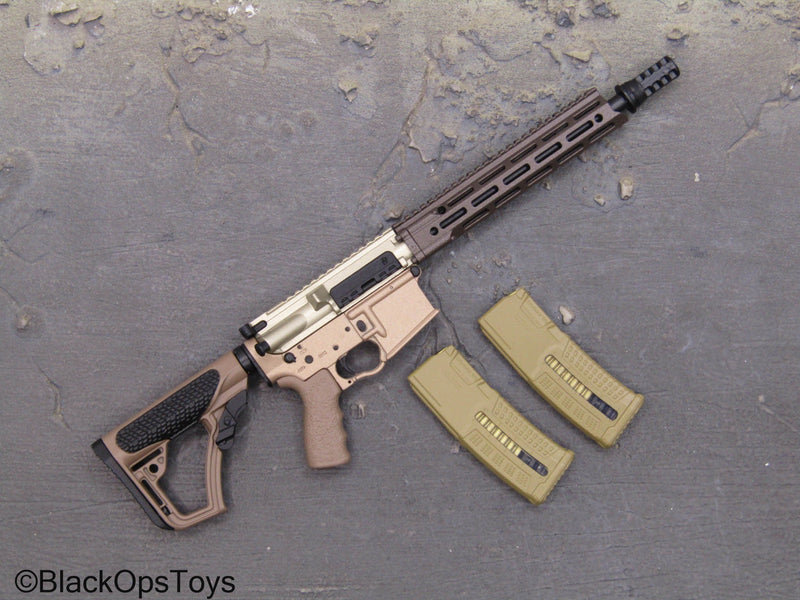 Load image into Gallery viewer, PMC - Tan &amp; Dark Brown 5.56 Rifle
