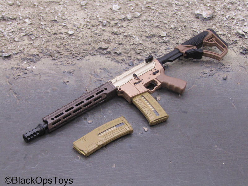 Load image into Gallery viewer, PMC - Tan &amp; Dark Brown 5.56 Rifle
