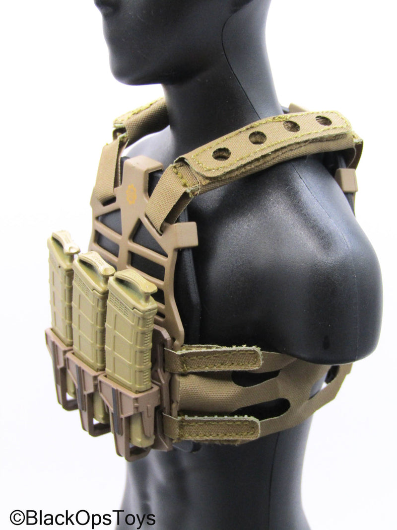 Load image into Gallery viewer, PMC - Dark Brown MOLLE Body Armor w/Mags
