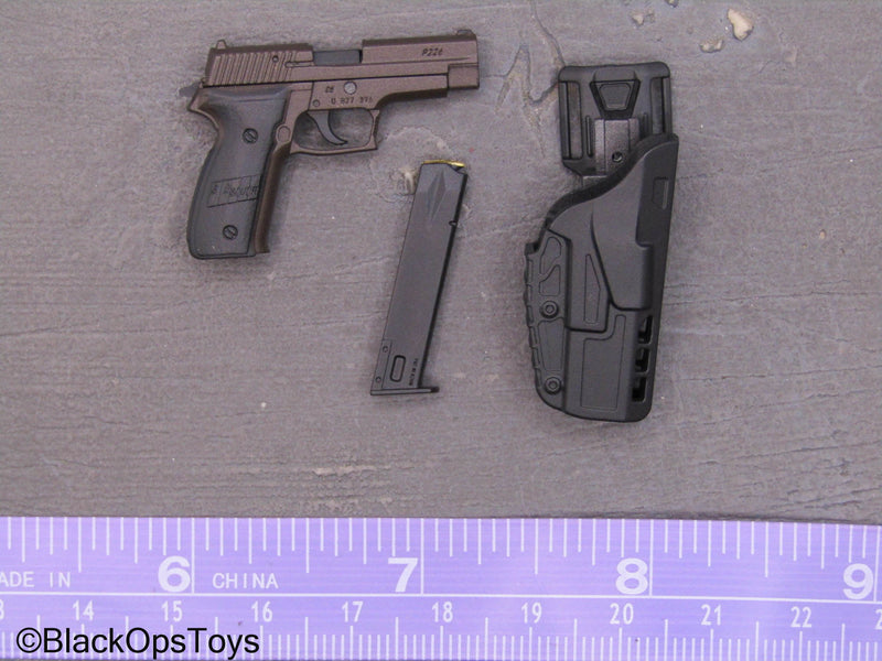 Load image into Gallery viewer, PMC - Dark Brown P226 Pistol w/Holster
