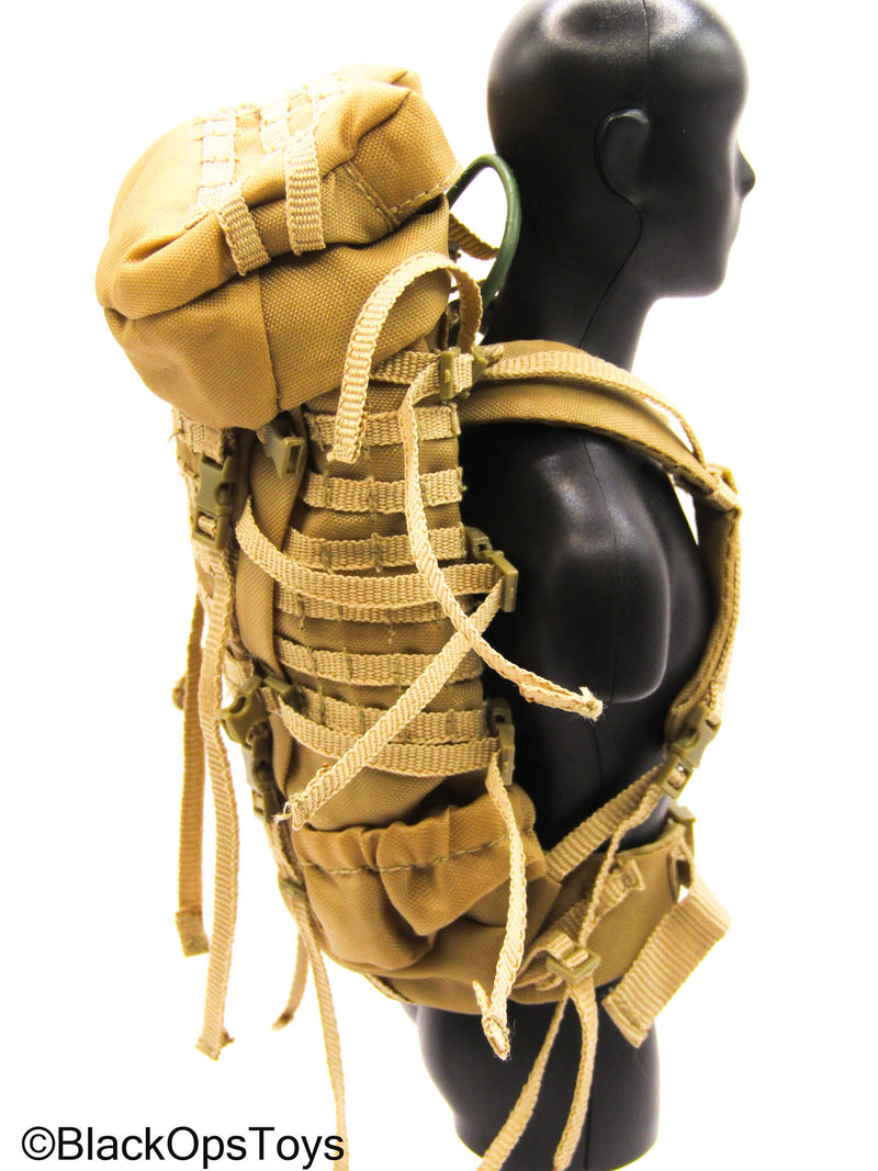 Load image into Gallery viewer, Tan MOLLE Backpack
