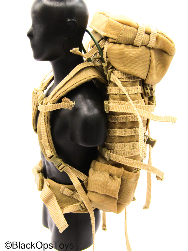 Load image into Gallery viewer, Tan MOLLE Backpack
