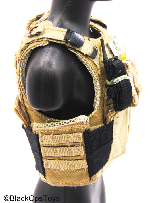 Tan MOLLE Body Armor Set