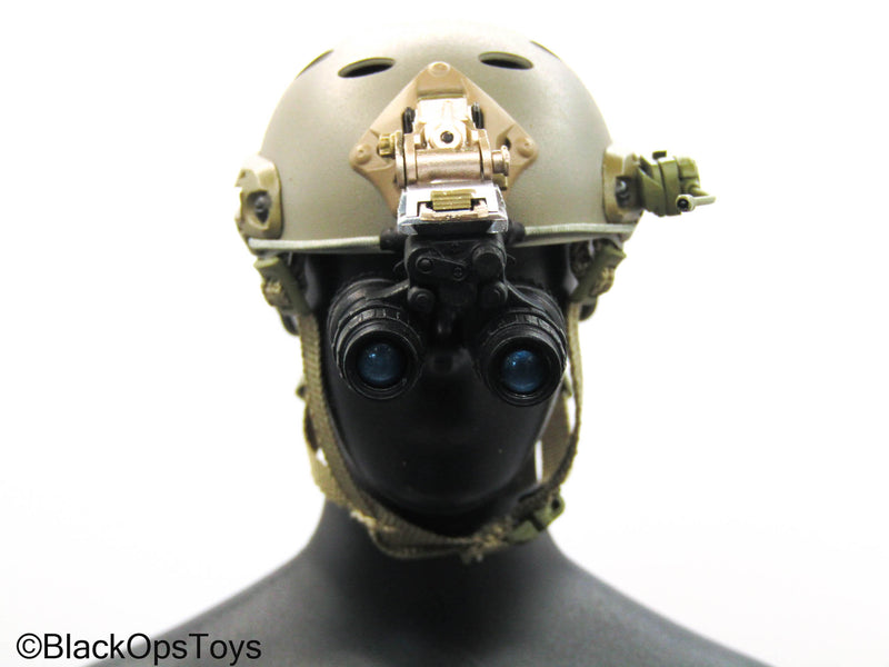 Load image into Gallery viewer, Soldier Story - Tan Helmet w/NVG Set
