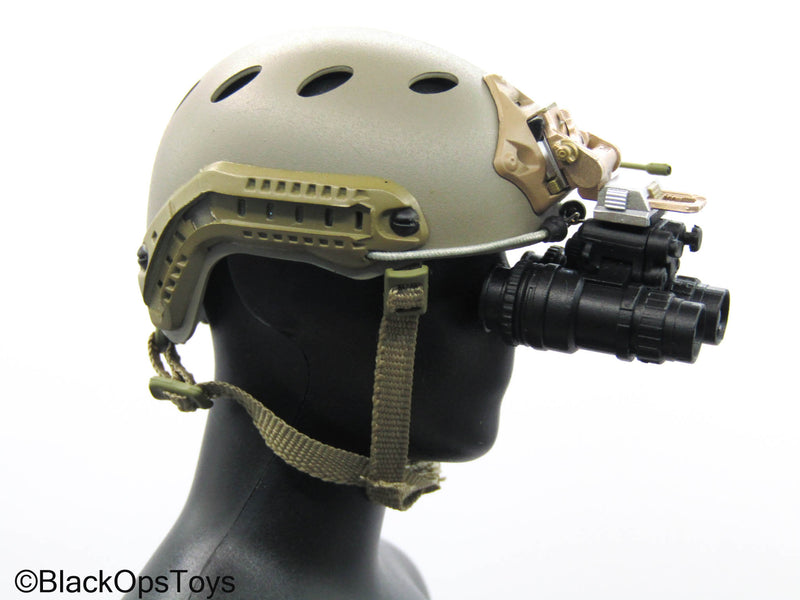 Load image into Gallery viewer, Soldier Story - Tan Helmet w/NVG Set
