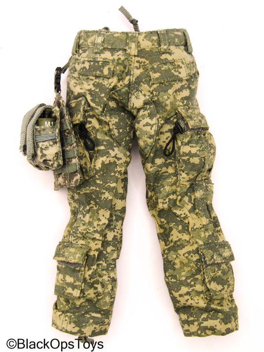 ACU Camo Combat Pants w/Drop Leg Pouch (READ DESC)